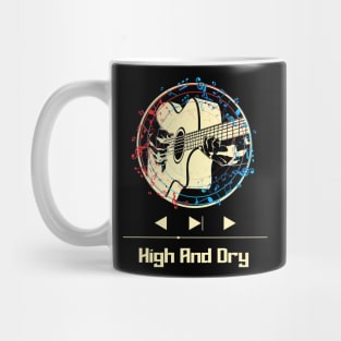 High and Dry on Guitar Mug